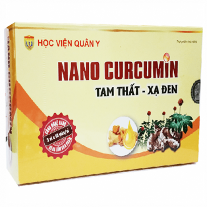 Nano Curcumin Tam Thất Xạ Đen Học Viện Quân Y (30 viên)